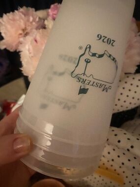 4ct 2026 masters Augusta plastic cups